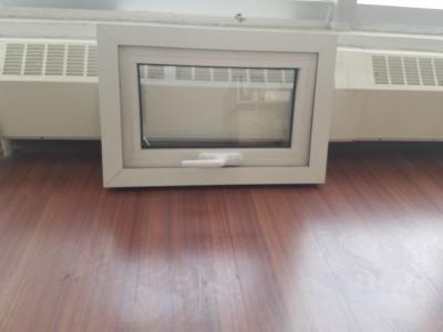 China Customized PVC Awning Window / PVC Sash Windows For Bathroom for sale