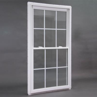 China Interior Residential Single Hung Double Hung Windows UPVC Vinyl Windows For Houses for sale