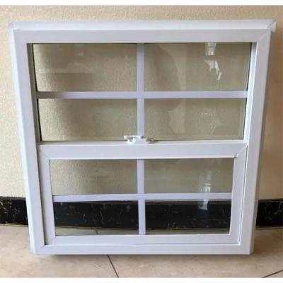 China Ventanas de PVC UPVC impermeables con sola suspensión Ventanas de vinilo con sola suspensión de huracán en venta