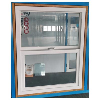 China Easy Clean Single Hung Vinyl Windows Double Tempered Glass Vinyl Window OEM ODM for sale