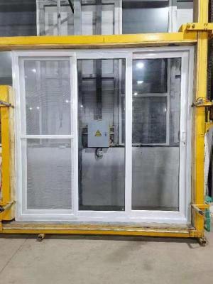 China 80mm ODM UPVC Double Glazed Bay Window PVC Balcony Doors Hurricane Impact for sale