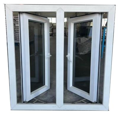 China UPVC Glass Casement Window Hurricane Impact Glass Windows And Doors for sale