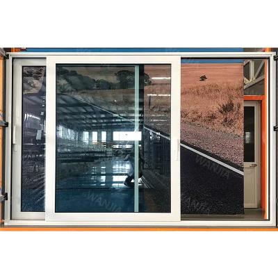 China Custom Residential Interior PVC Sliding Door Soundproof Pvc Door Glass Sliding Door for sale