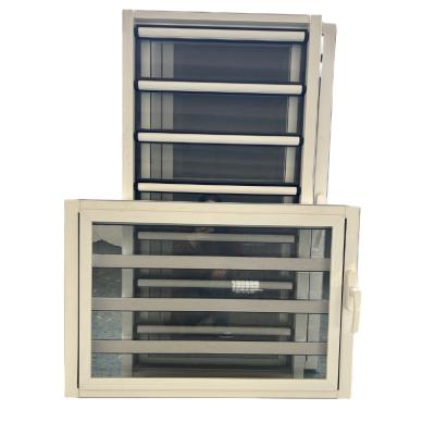 China Louver Glass Windows Adjustable Aluminum Glass Louvered Window With Mosquito Screen for sale
