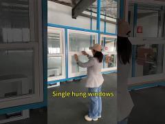 UPVC Frame Single Hung  Window