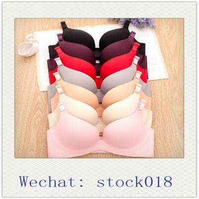 China New Style Thailand Antibacterial Women's Bra Sexy Comfortable Drawstring Up Seamless One Piece Bra for sale