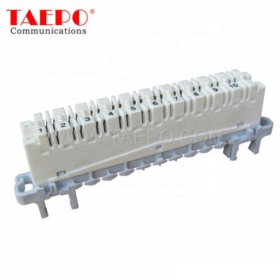 China Telecommunication 10 Pair LSA Profile Highband Separation Module for sale