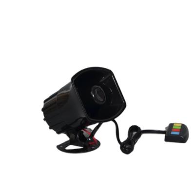 China Fine Quality Dc12 30w Black Plastic Alarm Car Loudspeaker Horn Siren for sale