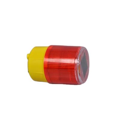 China Quality Dc1.2v 1w Guaranteed Cycle Flashing Plastic Flasher Solar Powered Warning Light for sale