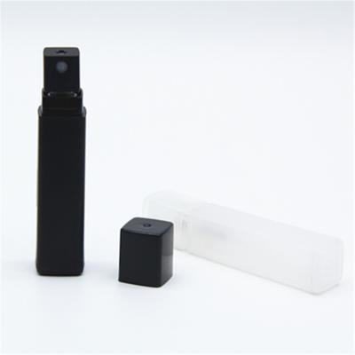 China Plastic Black Clear Empty Medicine Pen Square 5ml Refill Perfume Atomizer Mist Spray Bottle for sale