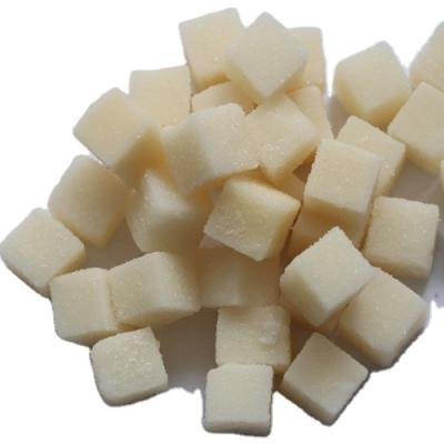 China Factory Wholesale Price Snacks Cube Shape Chewy Coconut Flavored Soft Candy For Gift for sale