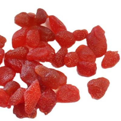 China Factory Wholesale Price PRESERVED Healthy Snacks Packed Dried Strawberry For Cake Decorations for sale