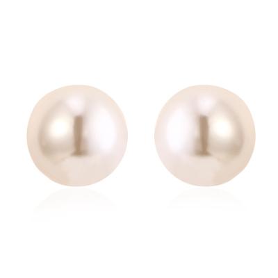 China OUXI 20468 CLASSIQUE Minimalist Elegant Cool Pearl WhiteGold Plated Stud Earrings Fashion Women Gift Jewelry Maker The Beautiful for sale