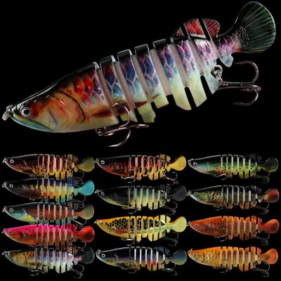 China Hot Selling Plastic ABS 110MM Length Freshwater Fishing Swimbait Lures Lure Sinking Hard Baits for sale