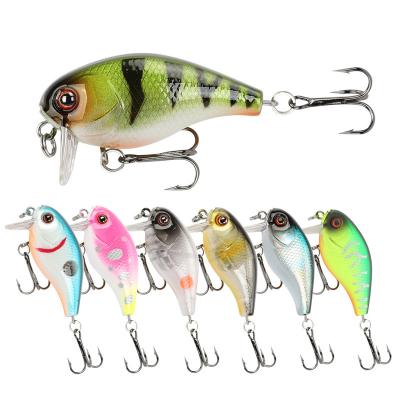 China Rattle Metal Diver Sinking 3.8MM Length Crankbait Hard Crank Lures Fishing Crankbaits Volume for sale