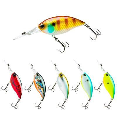 China Bass Fishing Factory Direct Price 75MM Length Freshwater Fishing Lure Hard Bait Fishing Crank Lure for sale