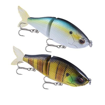 China Hot Selling Plastic ABS 130MM Length Freshwater Fishing Swimbait Lure Lures Sinking Hard Baits for sale