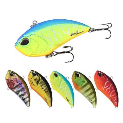 China Best-selling Artificial Fish Tackle Metal Length Vib Fishing Lure Minnow Lure Vibration Thunder VIB 52MM for sale