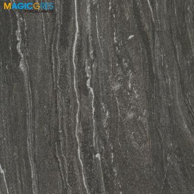 China Rustic Black Glazed Tiles 600x600 Foshan Heat Insulation Antique Porcelain Tile for sale