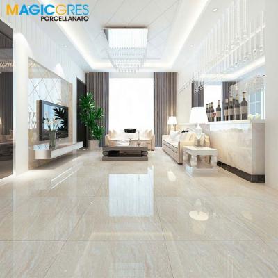 China Glossy Decorative For Living Room Interior Nano Polished Ceramic Tile Flooring for sale