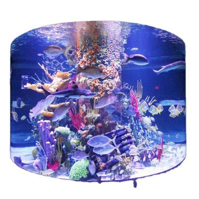 China Customized Large Acrylic Aquarium Coral Reef Viable PAGE Artificial Aquarium for sale