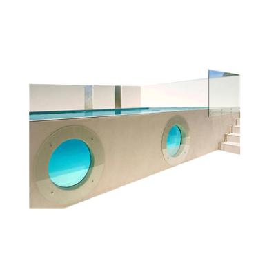 China 4 ft Acrylic Swimming Pool PAGE Floor UV Coating UV Resistant Clear Round for sale