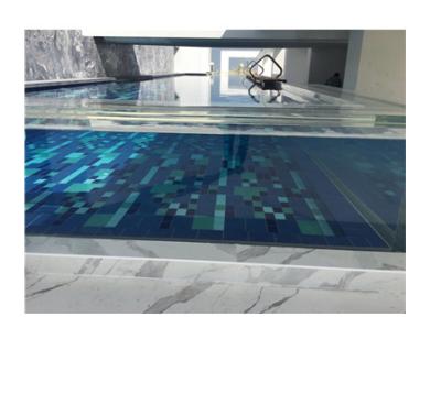 China Protection PG Plexiglass Modern Glass Wall Product UV Coating Acrylic Swimming Pool for sale