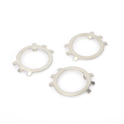 China Custom Split Make Metal Precision Casting Tab Seal Lock Washer For Round Nuts for sale