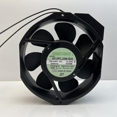 China Construction worksÂ  5915PC-20W-B20 Original Minebea 200V172X150X38 Metal Leaf/Plastic Leaf Fan for sale