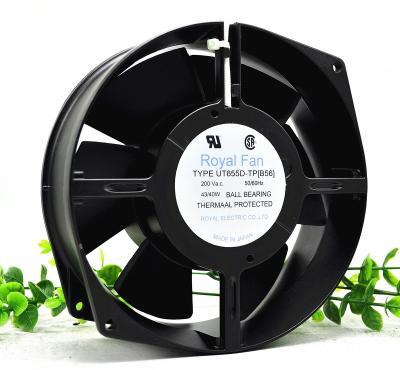 China Hotels axial flow fan  TYPE UT655D-TP  200V 50/60Hz All-metal cooling fan for sale