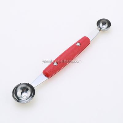 China A10347 Metal PP Handle Stainless Steel Double Head Bowler Baller And Scoop for sale