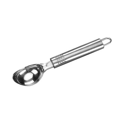 China Metal Point Pipe Handle 1.0mm Thickness Stainless Steel Ice Cream Spoon a10302 16 for sale