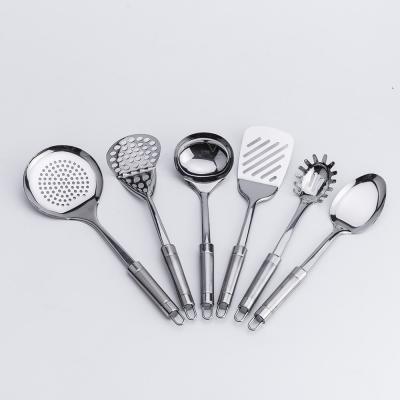 China Utensil 6 Pcs Stainless Steel Handle Stainless Steel Cookware Cookware Kitchen Tool Kit for sale