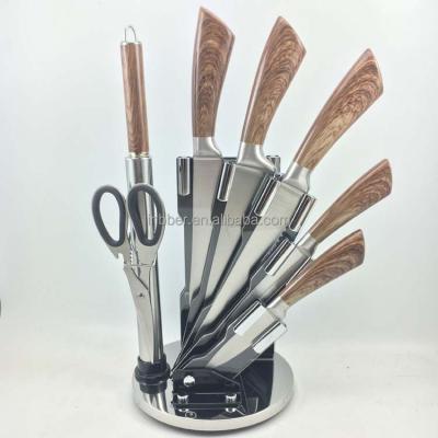 China (BK217) Viable Hot Selling High Quality 8pcs Stainless Steel Knife Block Set for sale