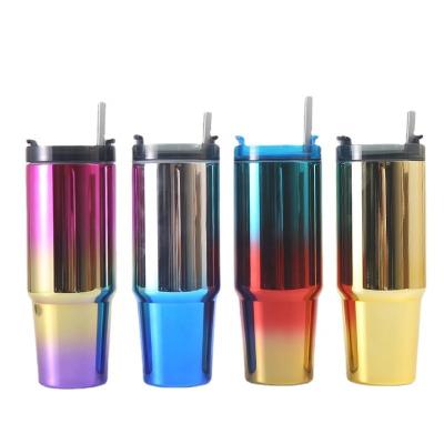 China NEW Sublimation 78BOTTLE Durable Stainless Steel Tumbler Multicolor Metal 30oz Insulated Travel Coffee Mug With Straw for sale