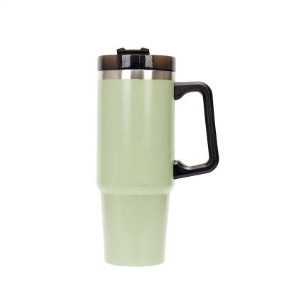 China NEW Wholesale Viable 78BOT RTS Double Wall Stainless Steel Travel Coffee Mug Vacuum Insulated RTS Mug 40oz With Handle for sale