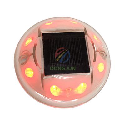 China Red White Yellow Solar Expanded PC Pavement Marker Road Plastic Reflective Stud (High Temperature Resistance) for sale