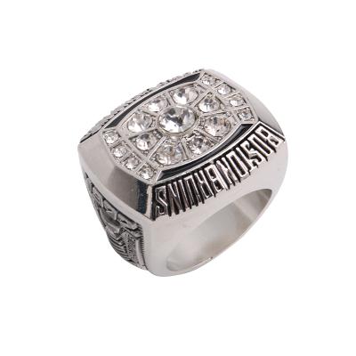 China FASHIONABLE Square Classic Men's Ring Retro Style Ring S Steel Jewelry for sale