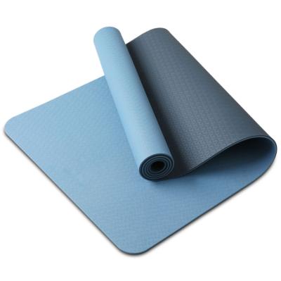 China Eco Friendly Factory Hot Sale Color Anti Slip Yoga Mat Double Tape for sale