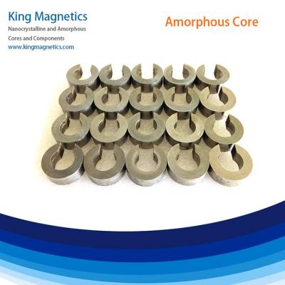 China Hall-sensor nano crystalline strip wound amorphous toroid core with gap for sale