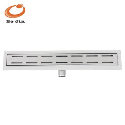 China Modern Linear Linear Stainless Shower Floor Drain Linear Drain BoJin BJ-LSF-G016 for sale