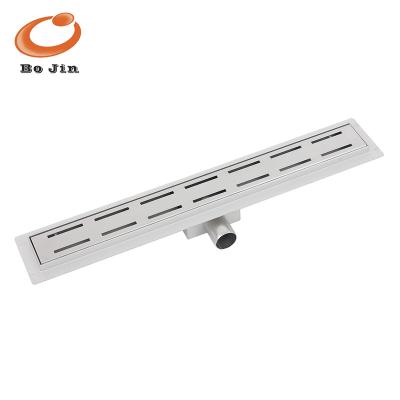 China Modern Stainless Steel Plastic Drain Channel Mini Drain BoJin BJ-LSF-G016 for sale