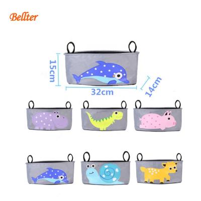 China Multifunctional Inner Container Baby Stroller Organizer Large Capacity Stroller Storage Bag for sale