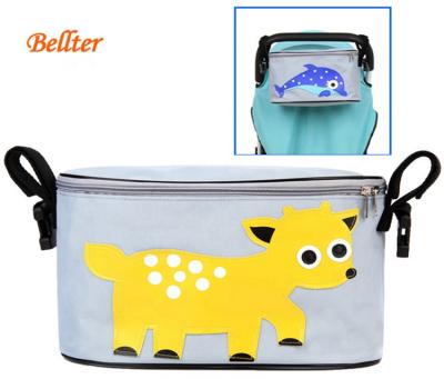 China Indoor Universal Container Child Baby Stroller Pram Bag Bottle Organizer Travel Storage Bag for sale