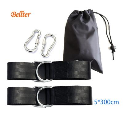 China Modern Tree Swing Pendant Kit Straps with Carabiners Heavy Duty Locking Outdoor Hammock Swing Rope for sale