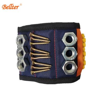 China Custom 9 Magnet Super Bangle Strong Magnetic Wristband With 1 Pocket Wrist Belt 9X38cm for sale