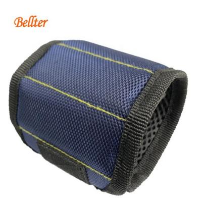 China Pick Tools Wholesale Super Powerful Magnets Strong Magnetic Bracelet Pocket Wrist Support Tool Bag for sale