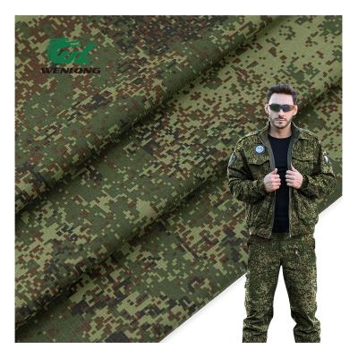 China RTS TC 65/35 EMR Design Ripstop Waterproof Camouflage With WR Woven Uniform Cloth Anti Violent Tactical Gears for sale