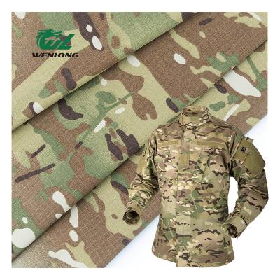 China Waterproof Ready To Ship TC Anti Violent Camouflage Ripstop 65/35 Multicam With WR Fabric For Tactical Gears for sale