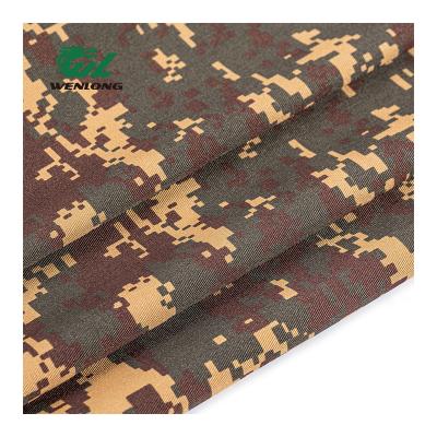 China T/C 8020 Pixelated Anti-Static Twill Camouflage Woven Poly / Cotton Print Camouflage Fabric For Uniform Outdoor for sale